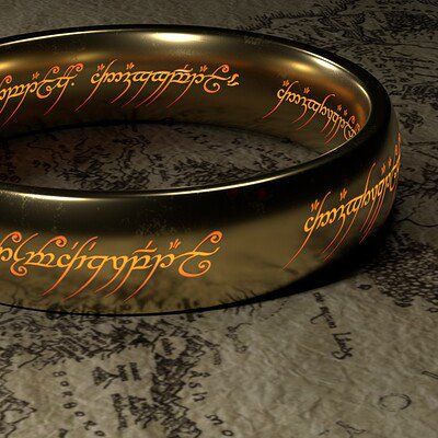 The one ring | Ring of power | Isildur's bane | Middle earth collection